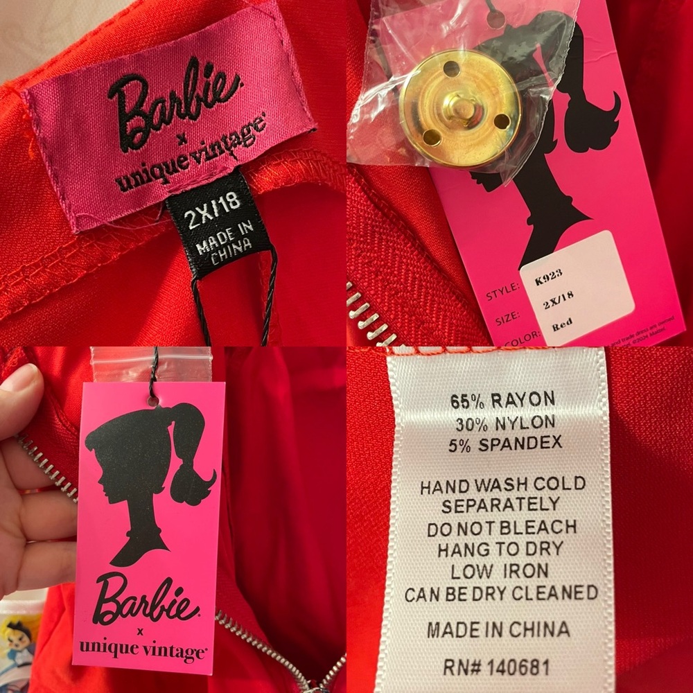❤️PRICE FIRM❤️Barbie™ Unique
Vintage Red Sheath
Sensation Wiggle Dress - Picture 14 of 16